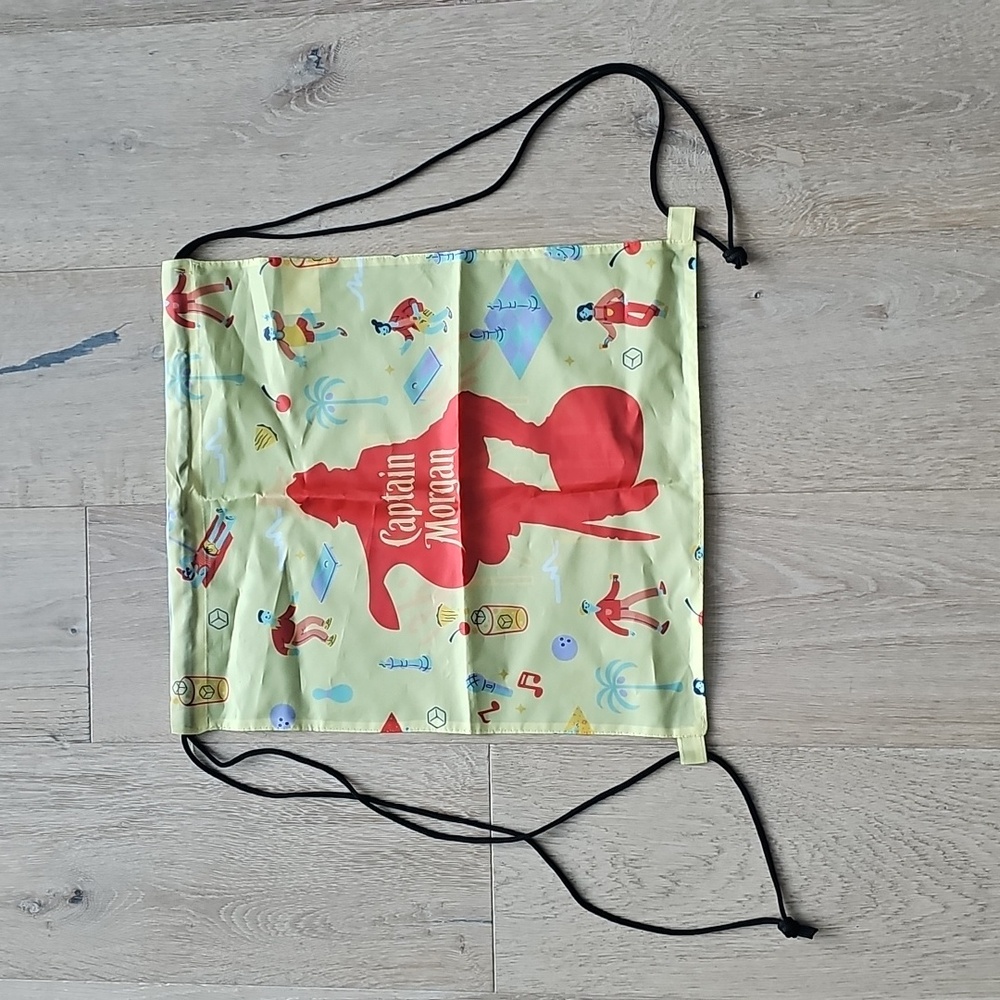 NWOT Captain Morgan Drawstring Backpack